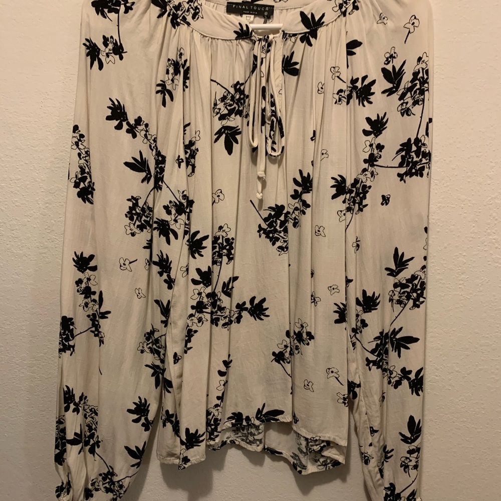 Black & White Blouse